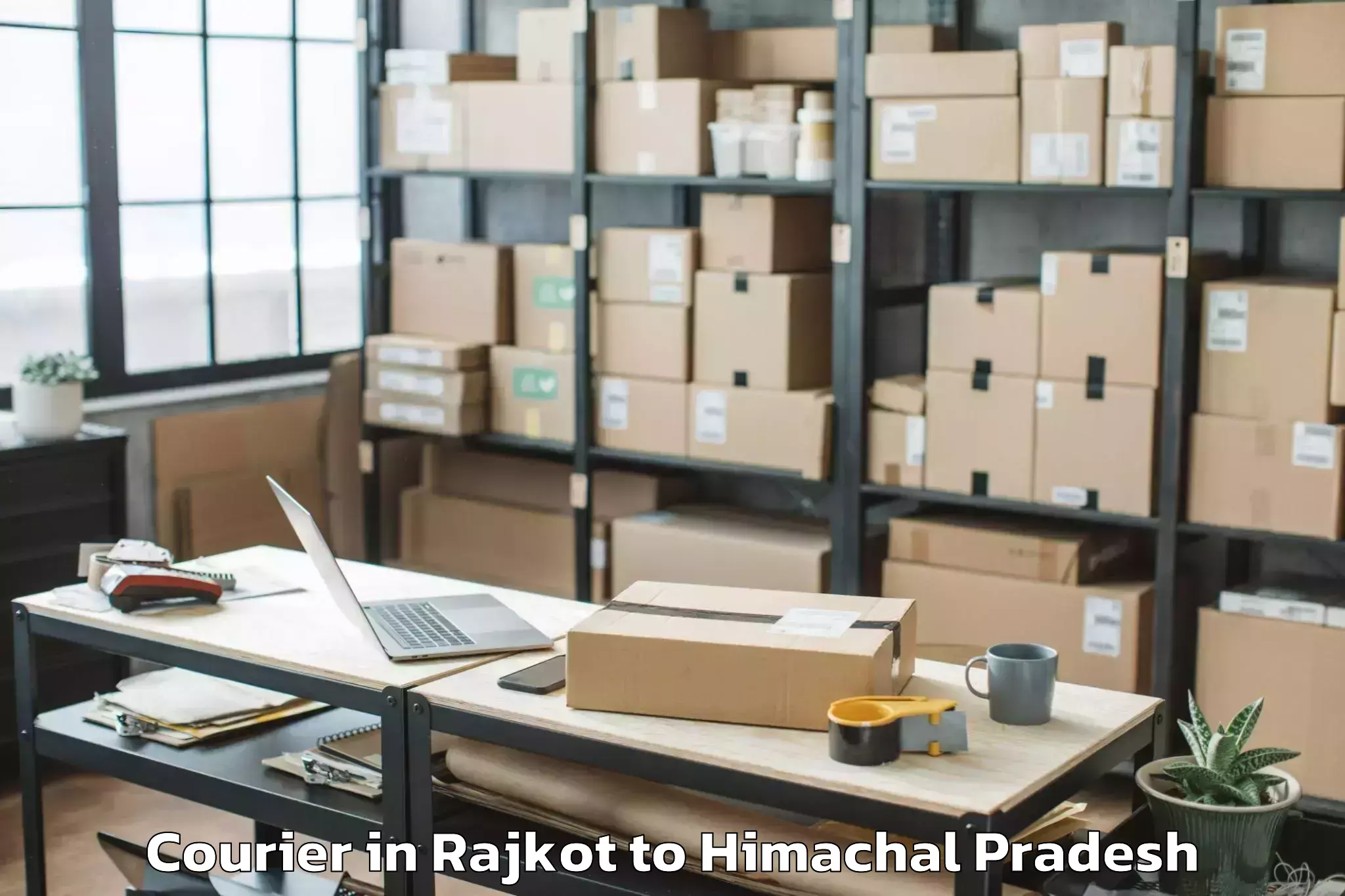 Top Rajkot to Kyelang Courier Available